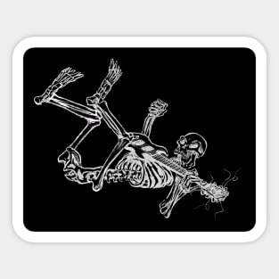 Skeleton Rocker Sticker